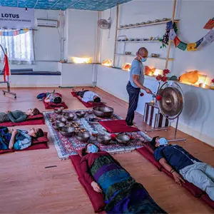 Group Sound Healing in Nepal