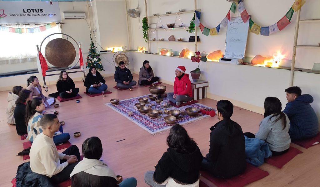 meditation session in nepal